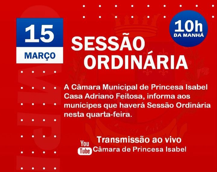 SESSÃO ORDINÁRIA